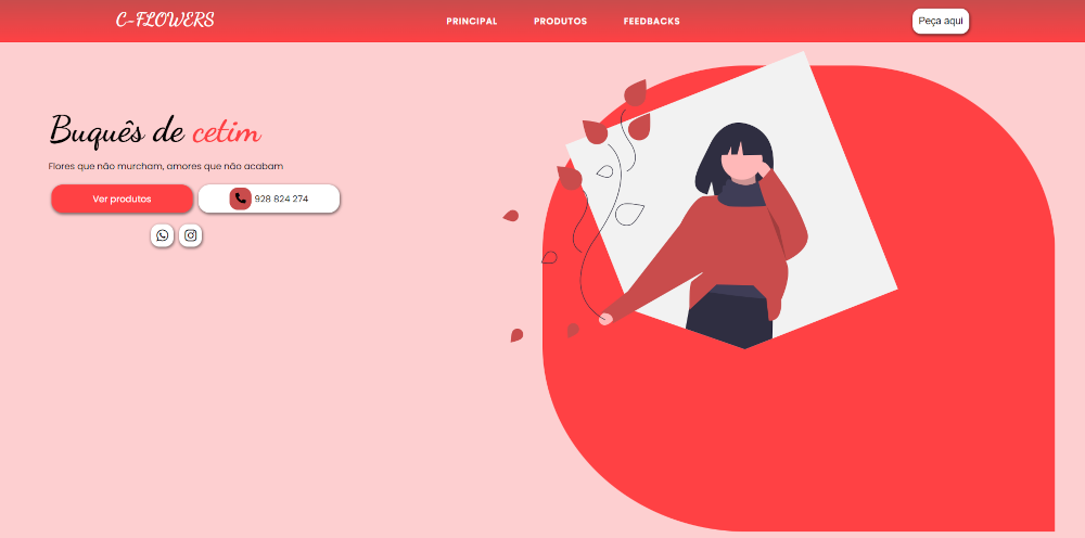 c-flowers site image